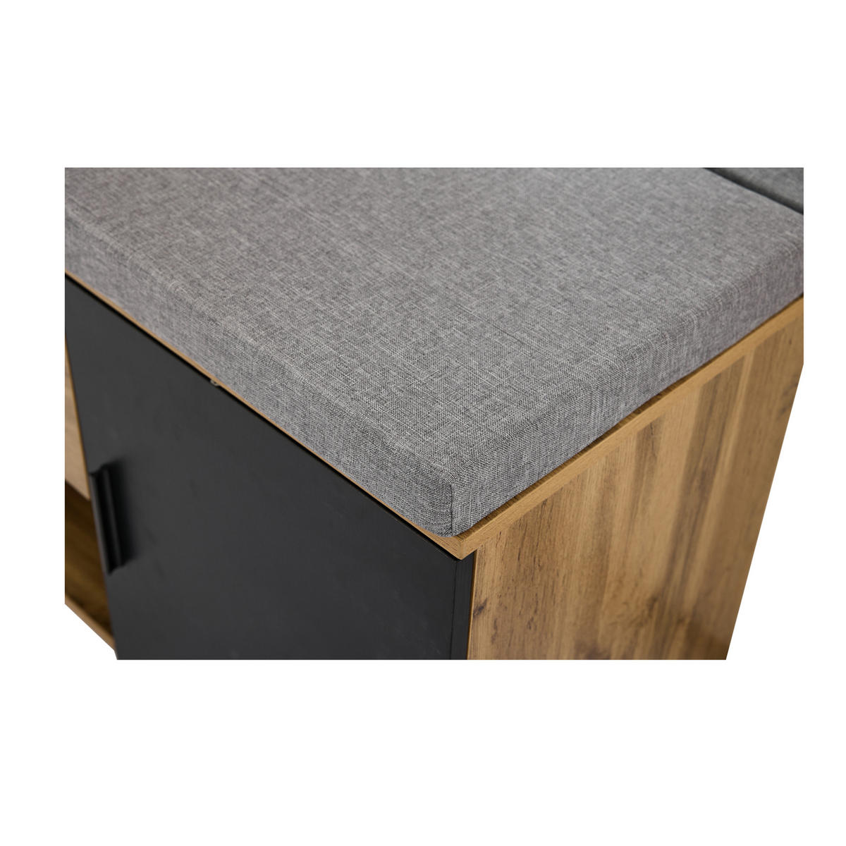 GARDEROBENSET 190Cm Spiegel Schuhbank Holzoptik - Naturfarben, Holzwerkstoff (39/190/104cm) - FLIEKS