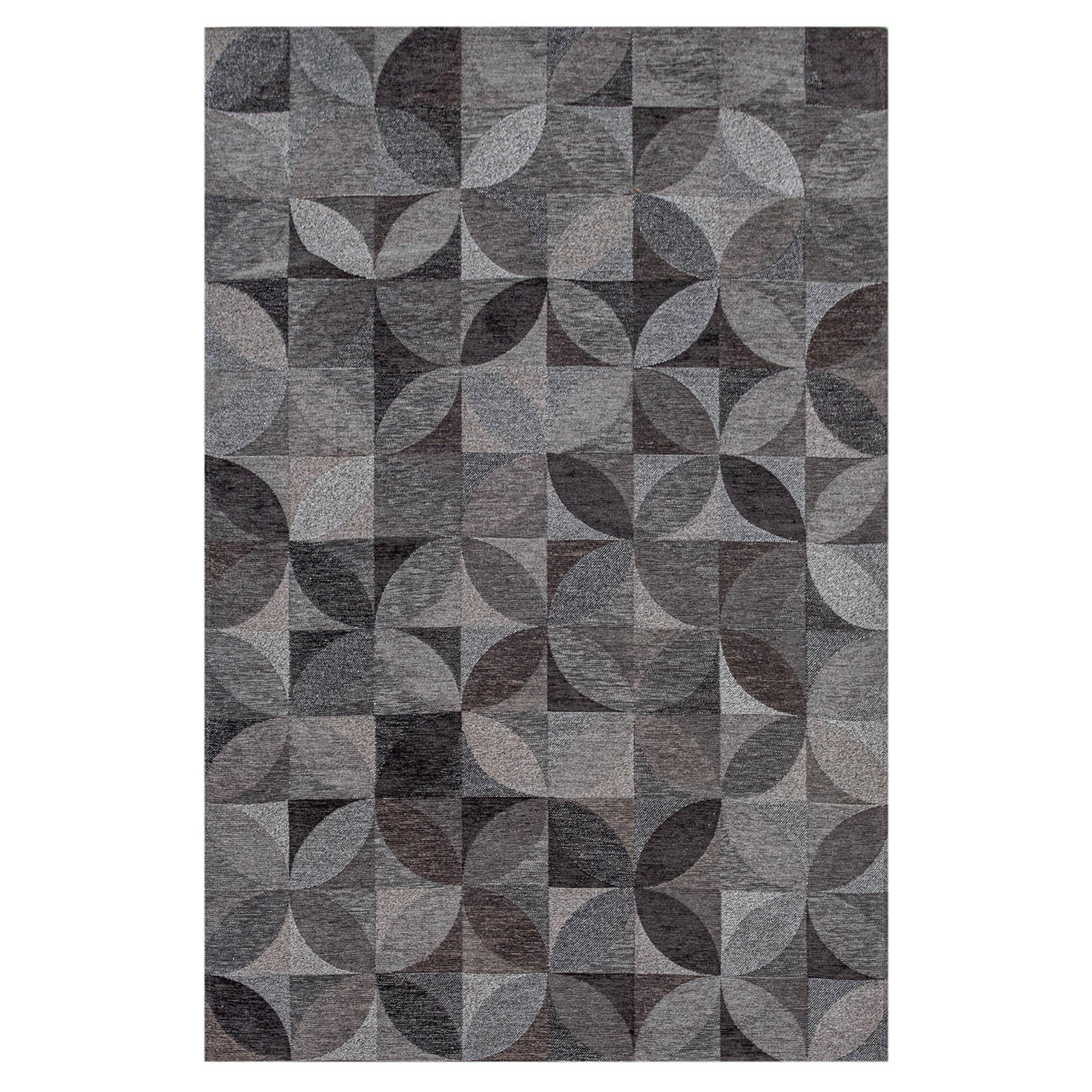 TEPPICH Rondo Charcoal 170/240 cm - Braun, Textil (170/240cm) - Lola&Moi
