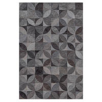 TEPPICH Rondo Charcoal 170/240 cm - Braun, Textil (170/240cm) - Lola&Moi