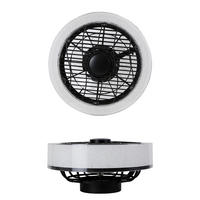 DECKENVENTILATOR Estes II 40/40/18cm - Schwarz, Kunststoff (40/40/18cm) - Nettlife