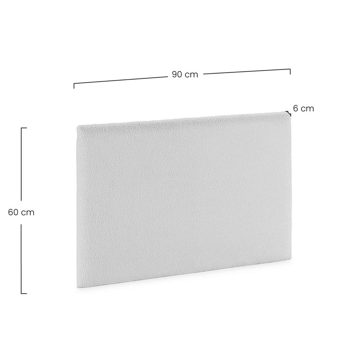 KOPFTEIL Niebla 90x60 cm Beige - Beige, Textil (6/90/90cm) - VS Venta-stock