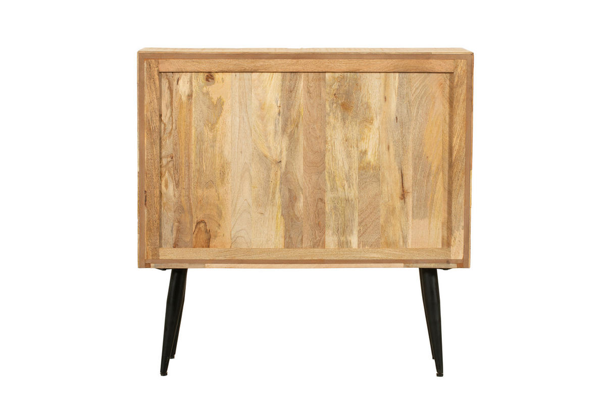 KOMMODE Kjell Teak Braun 90,5x31x92cm - Braun, Holz (92/90.5/31cm) - DELUKE