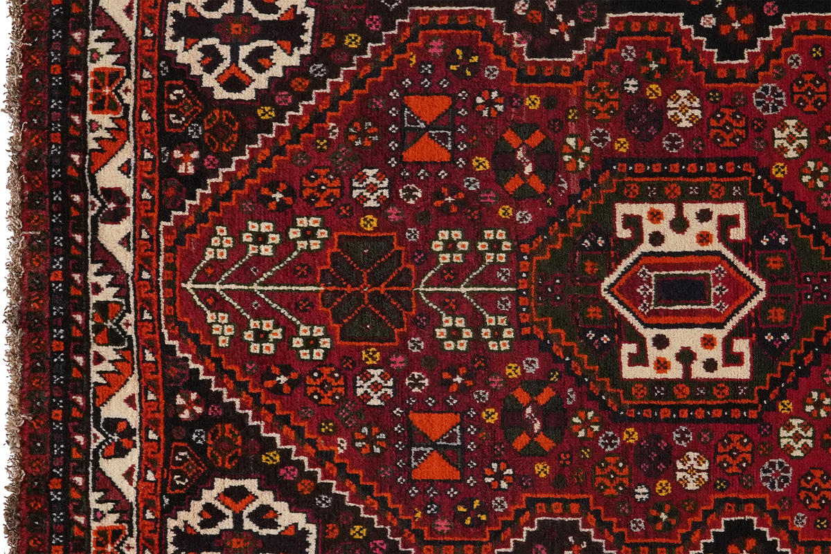 TEPPICH Gashgai Rot 152/103 cm - Rot, Textil (103/152cm) - Looma