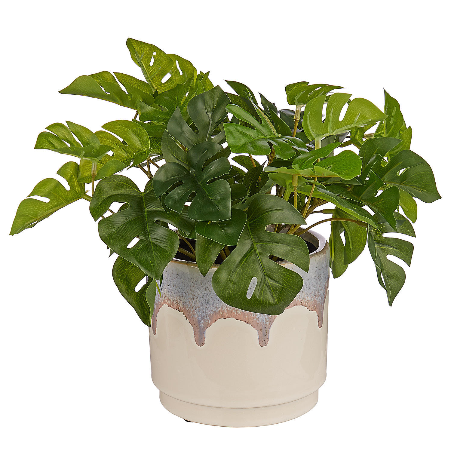 BLUMENÜBERTOPF Painted - Beige, Keramik (13cm) - Butlers