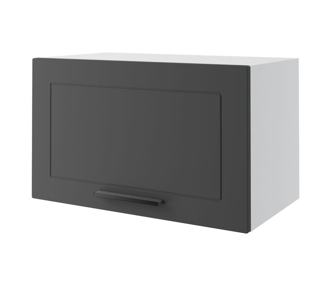 KLAPPHÄNGESCHRANK Kvantum W4B/60-AV Graphit Matt / Weiß Matt 60 / 32,5 / 36cm - Graphitfarben/Weiß, Holz/Holzwerkstoff (60/36/32.5cm) - Feldmann-Wohnen