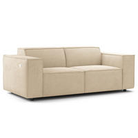 2-SITZER SOFA - Beige, Textil (189/70/96cm) - home24