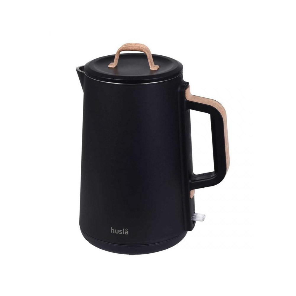 WASSERKOCHER ELEKTRISCH Schwarz 20/18/25 cm 64694 - Schwarz, Kunststoff (18/25/20cm) - Husla 