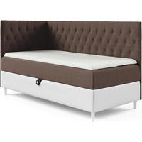 KINDERBETT FLIPPO 3 - Braun/Weiß, Holzwerkstoff (106/208cm) - Meblini