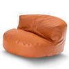 INDOOR LOUNGE SITZSACK Sofa Kunstleder - Hellbraun, Textil (90/50/50cm) - Green Bean