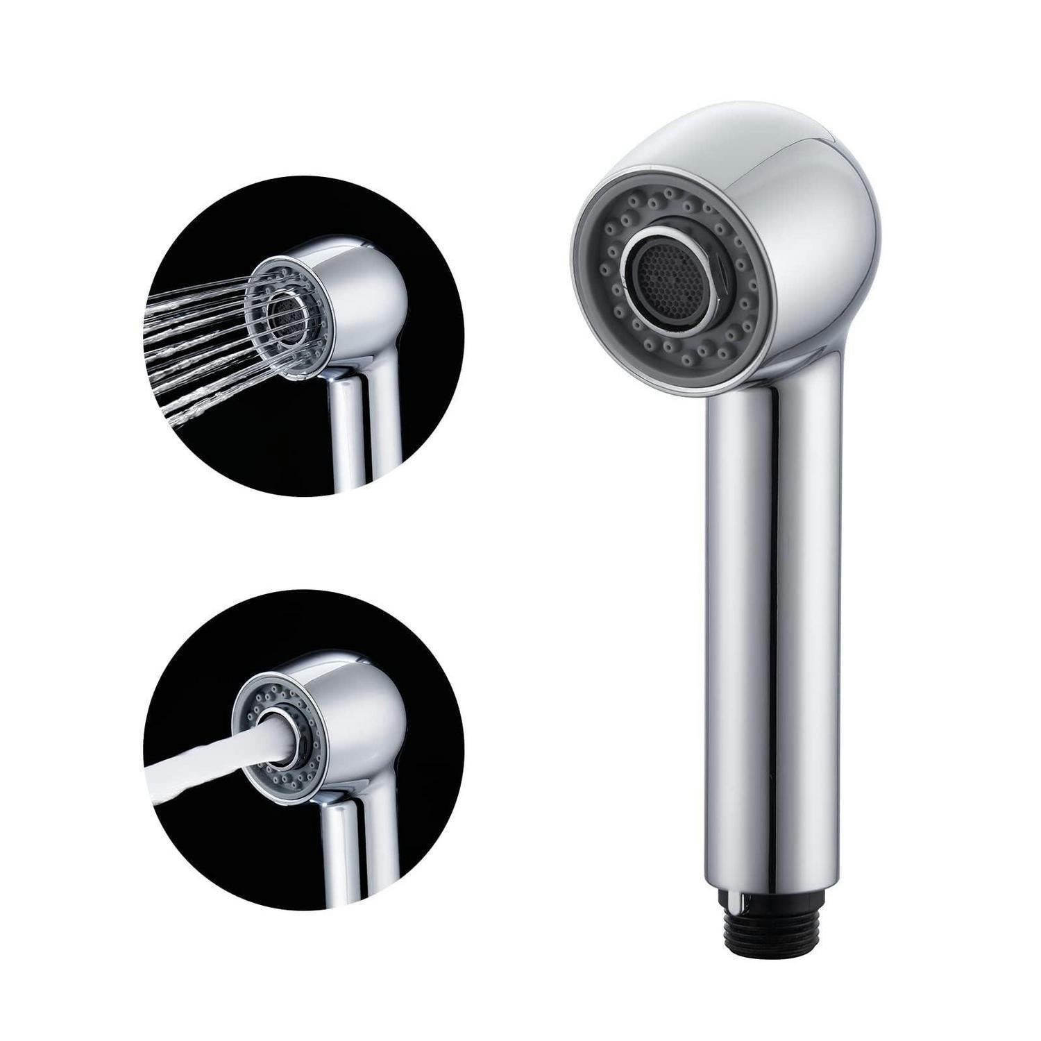 BRAUSEKOPF Küche mit 2 Strahlarten Chrom - Silberfarben, Metall (0.1/12.7/0.1cm)
