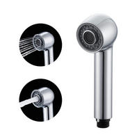 BRAUSEKOPF Küche mit 2 Strahlarten Chrom - Silberfarben, Metall (0.1/12.7/0.1cm)