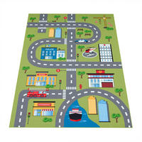 KINDERTEPPICH 200/200 cm Bino 570 - Grün, Textil (200/200cm) - Paco Home