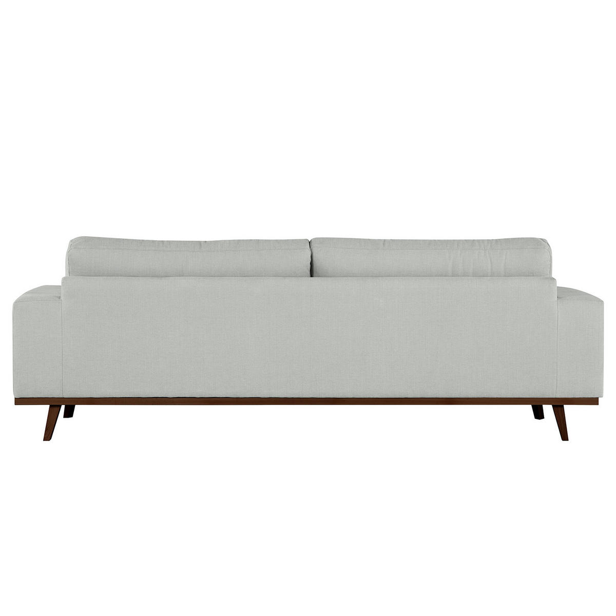 3-SITZER SOFA - Buchefarben/Grau, Buchenholz/Textil (237/81/88cm) - home24