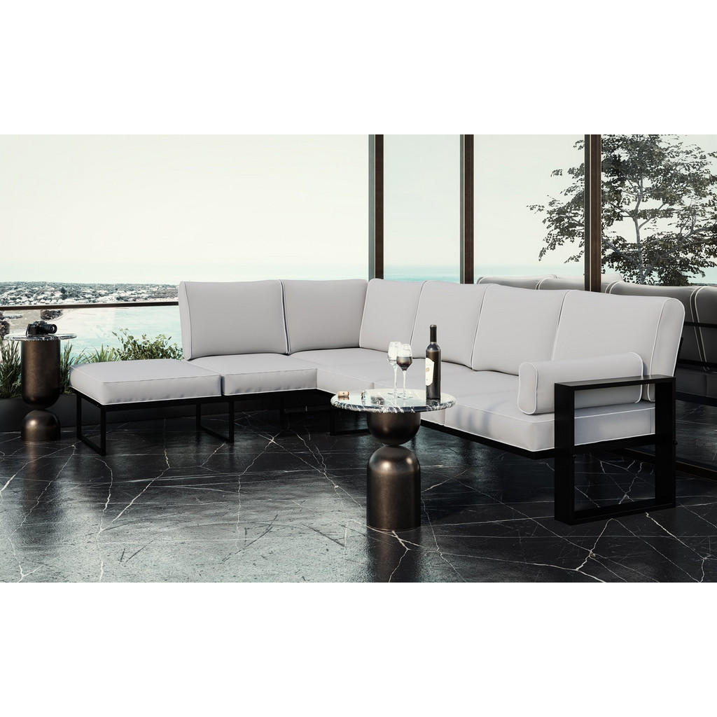 Thumbnail - Bettso Ecksofa, Türkis, Holzwerkstoff, 292x90x195 cm, Loungemöbel, Gartensofas