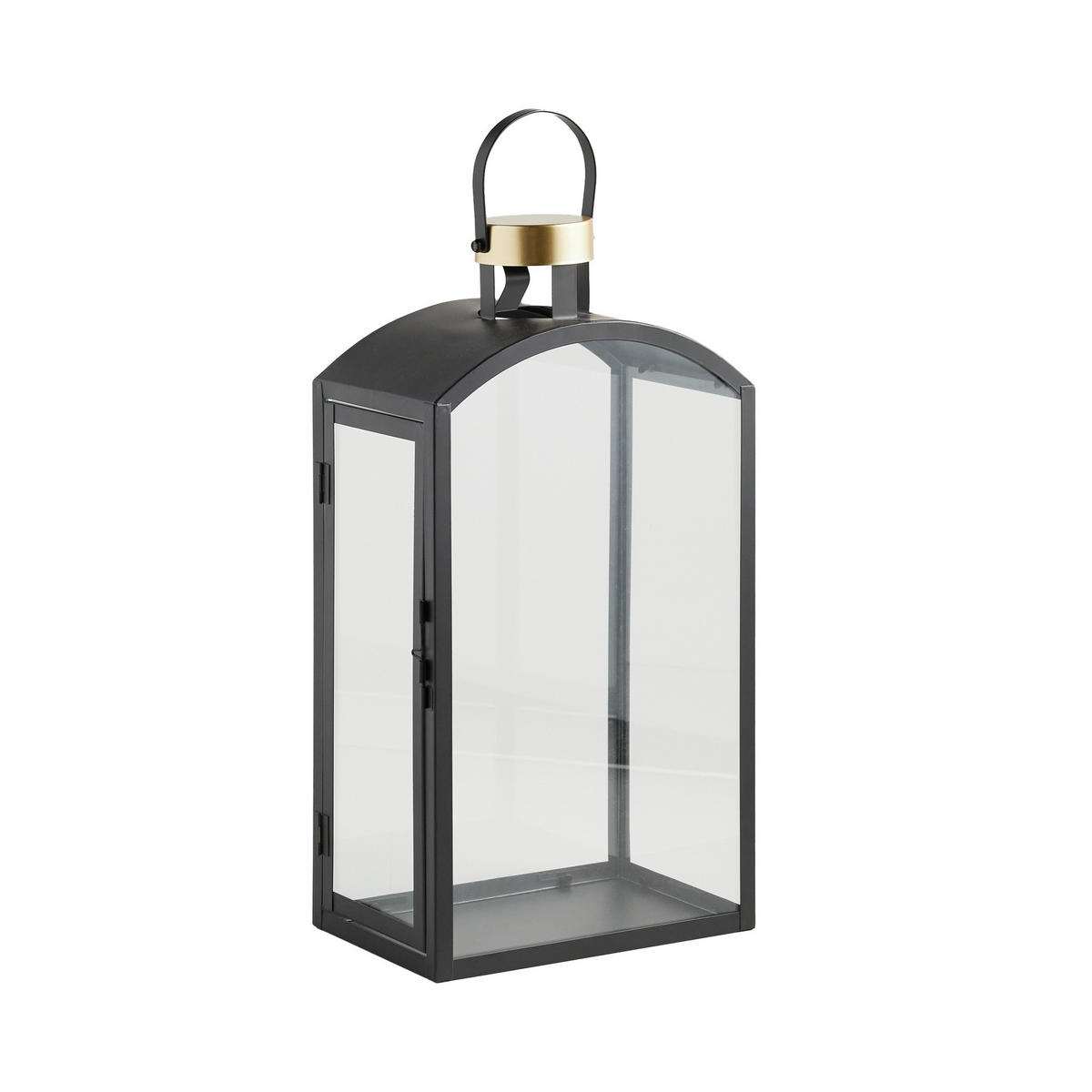 LATERNE Arn - Schwarz, Metall (24/45/15cm) - home&you