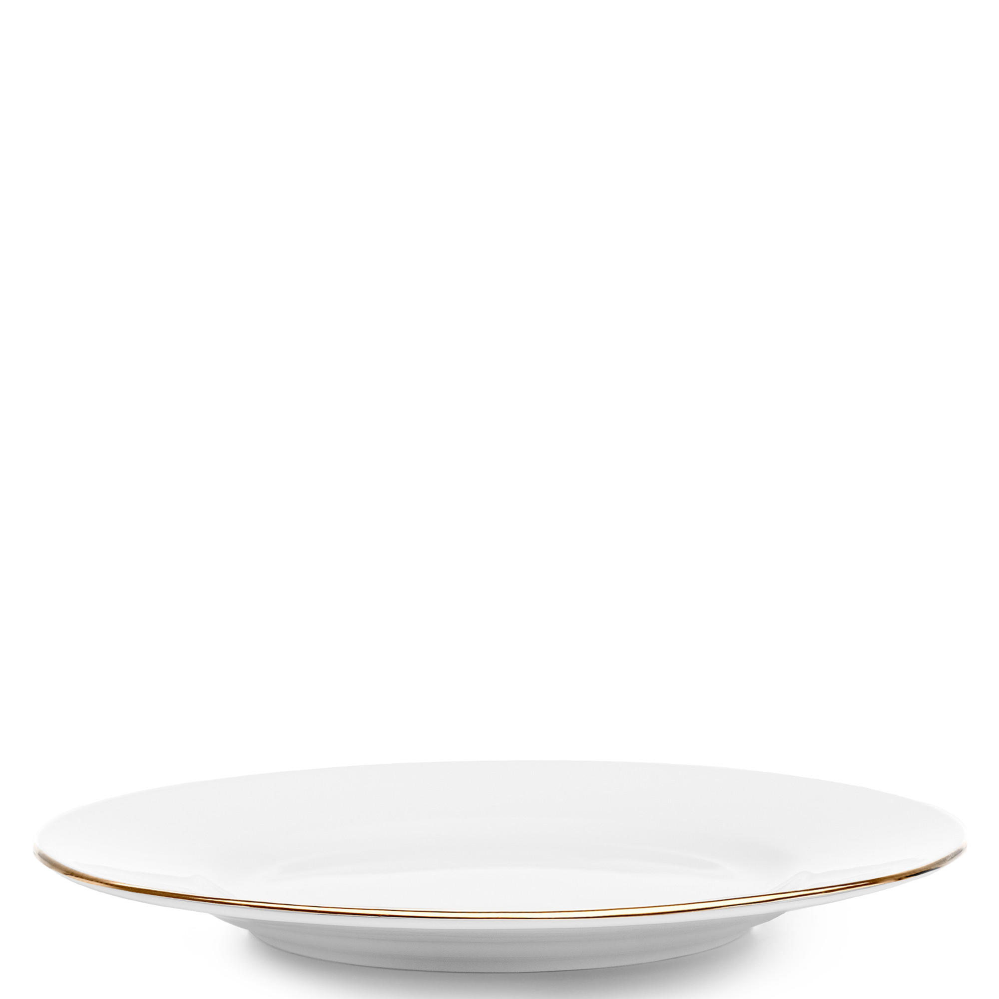 DESSERTTELLER-SER MUSCARI 6-tlg Porzellan, mit goldelementen - Goldfarben, Keramik (20cm) - KONSIMO®
