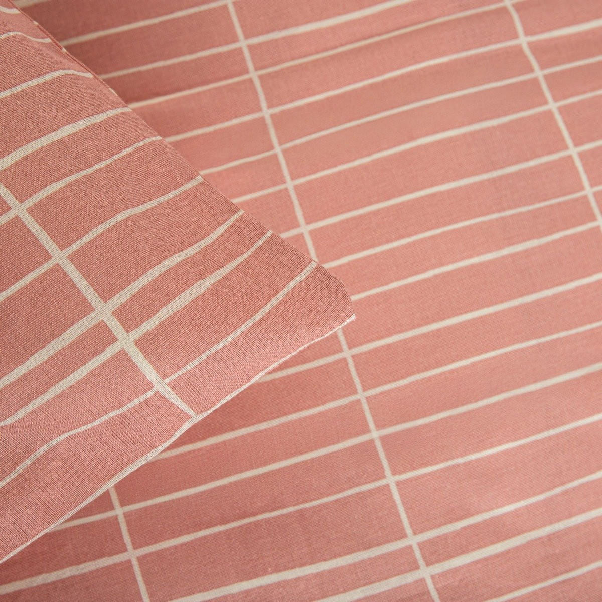 BETTWÄSCHE Grila Baumwolle rosa 160/200 cm - Rosa, Textil (160/200cm) - Homla