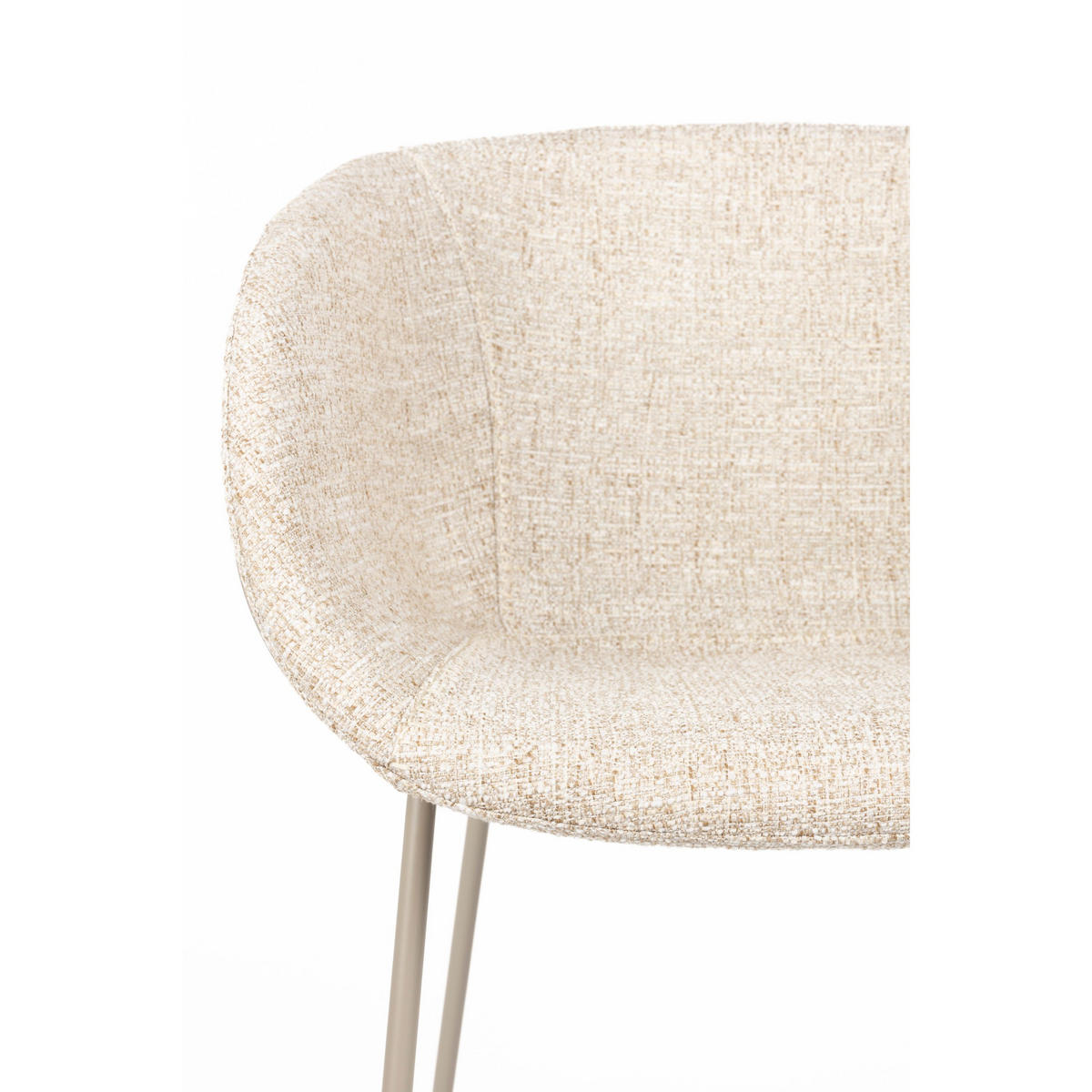 ESSZIMMERSTUHL Feston Beige - 2 er Set - Beige, Kunststoff (56.5/77/55cm) - Zuiver