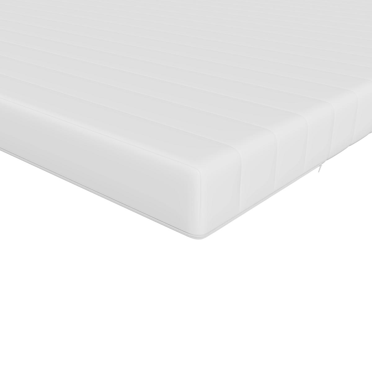 MATRATZEN TOPPER 90X190cm 11 cm Höhe mit Bezug - Weiß, Textil (90/190cm) - Mister Sandman