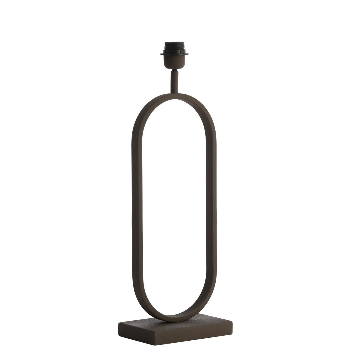 LAMPENFUSS Jamiri Braun 20/13/55 cm - Braun, Metall (20/13/55cm) - Light & Living