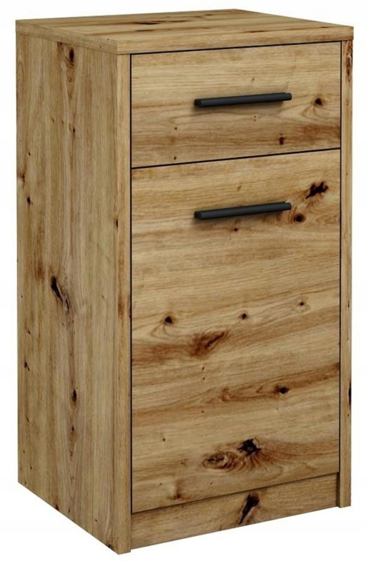 KOMMODE Bodo 1D1S Artisan Eiche 40/35/75 cm - Eiche Artisan, Holzwerkstoff (40/75/35cm) - Matkam Möbel
