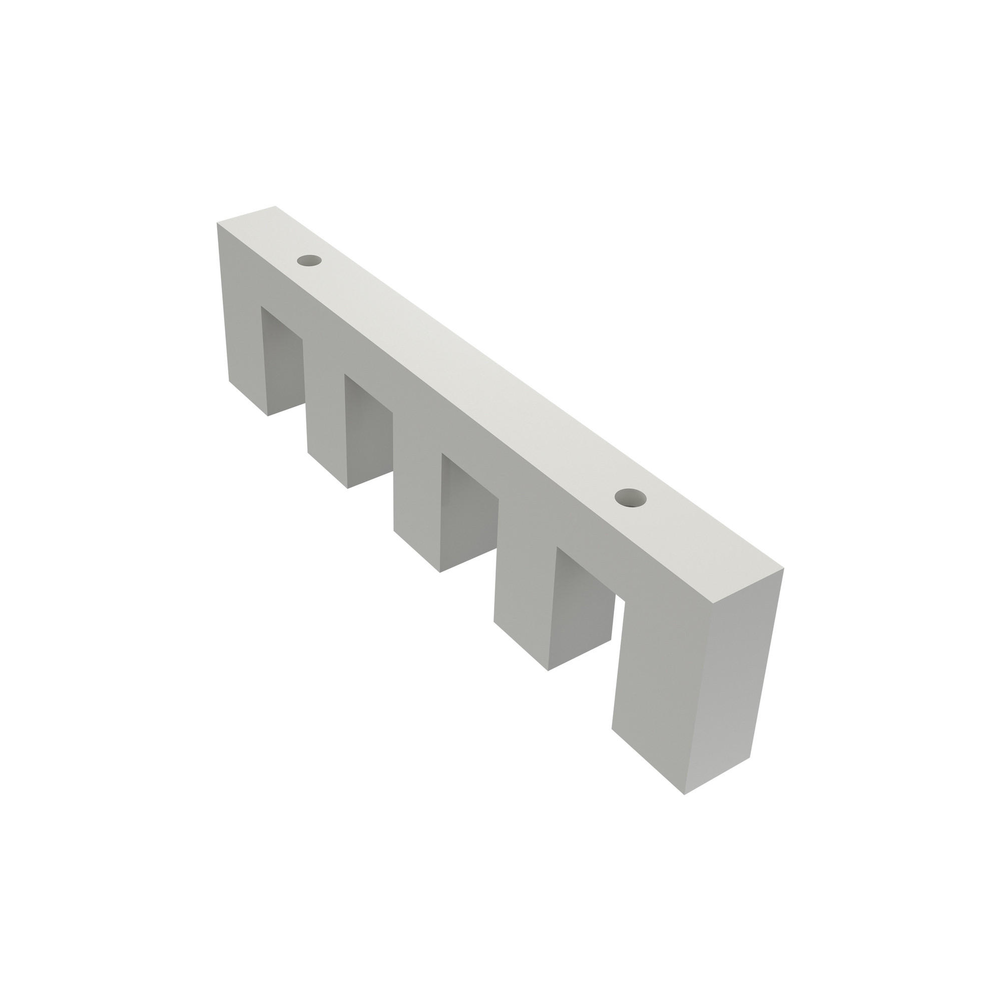 Interdeco Deckenträger Weiß 12.5x3.4x1.2 cm