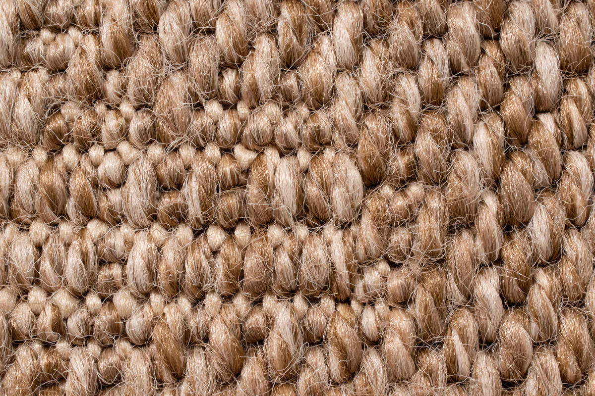TEPPICH mit Jute-Optik Linien weiß Palma 120x170 cm - Weiß, Textil (150/170cm) - Nazar Rugs