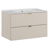 WASCHTISCH Durango-56 - Beige, Holzwerkstoff (81/52/46cm) - Lomado