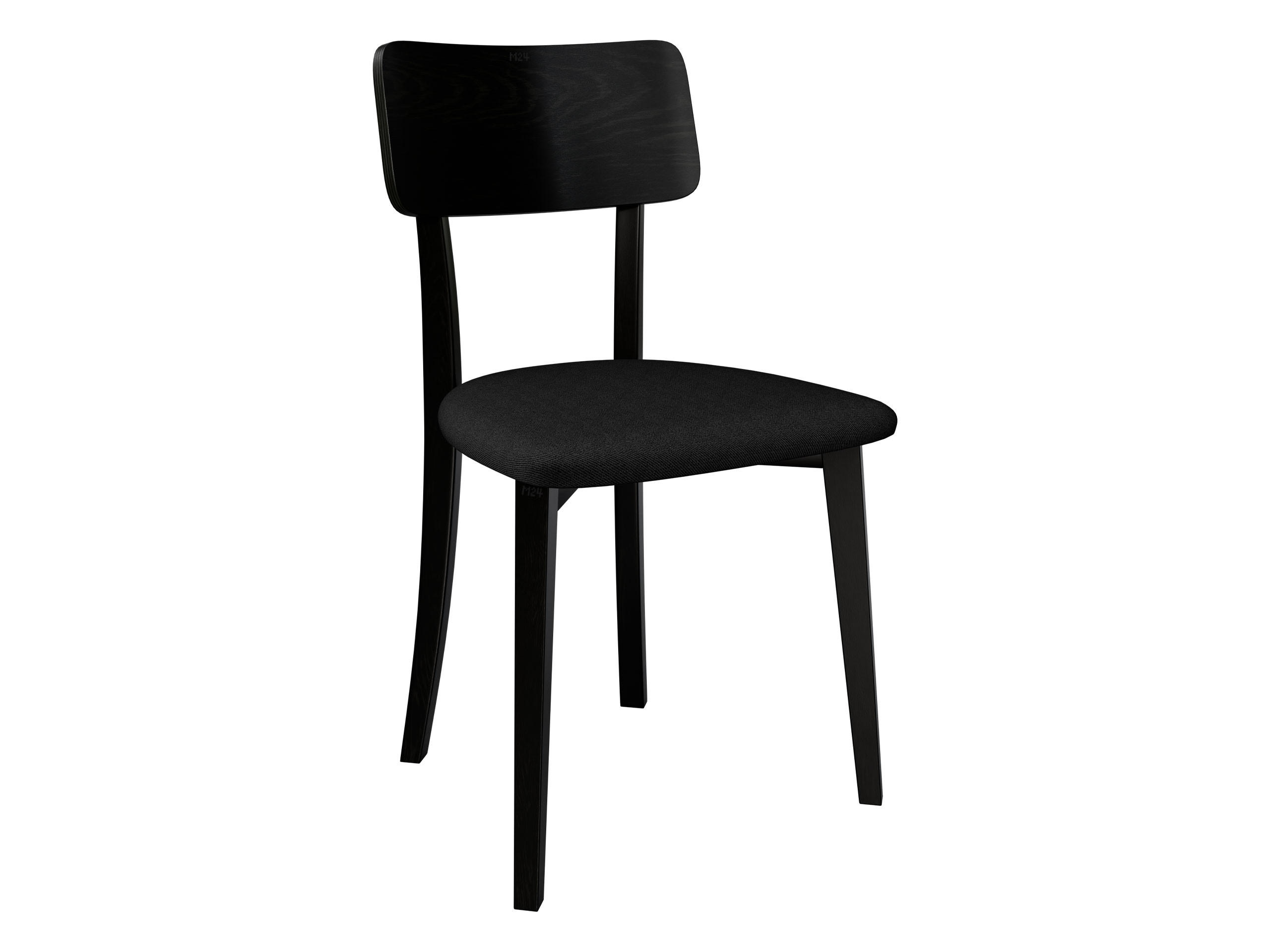 ESSZIMMERSTUHL Hugo VI - Schwarz, Holz/Textil (47/86/48cm) - MIRJAN24