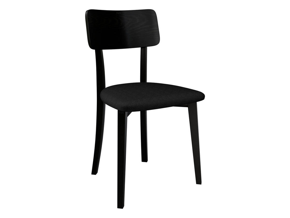 ESSZIMMERSTUHL Hugo VI - Schwarz, Holz/Textil (47/86/48cm) - MIRJAN24