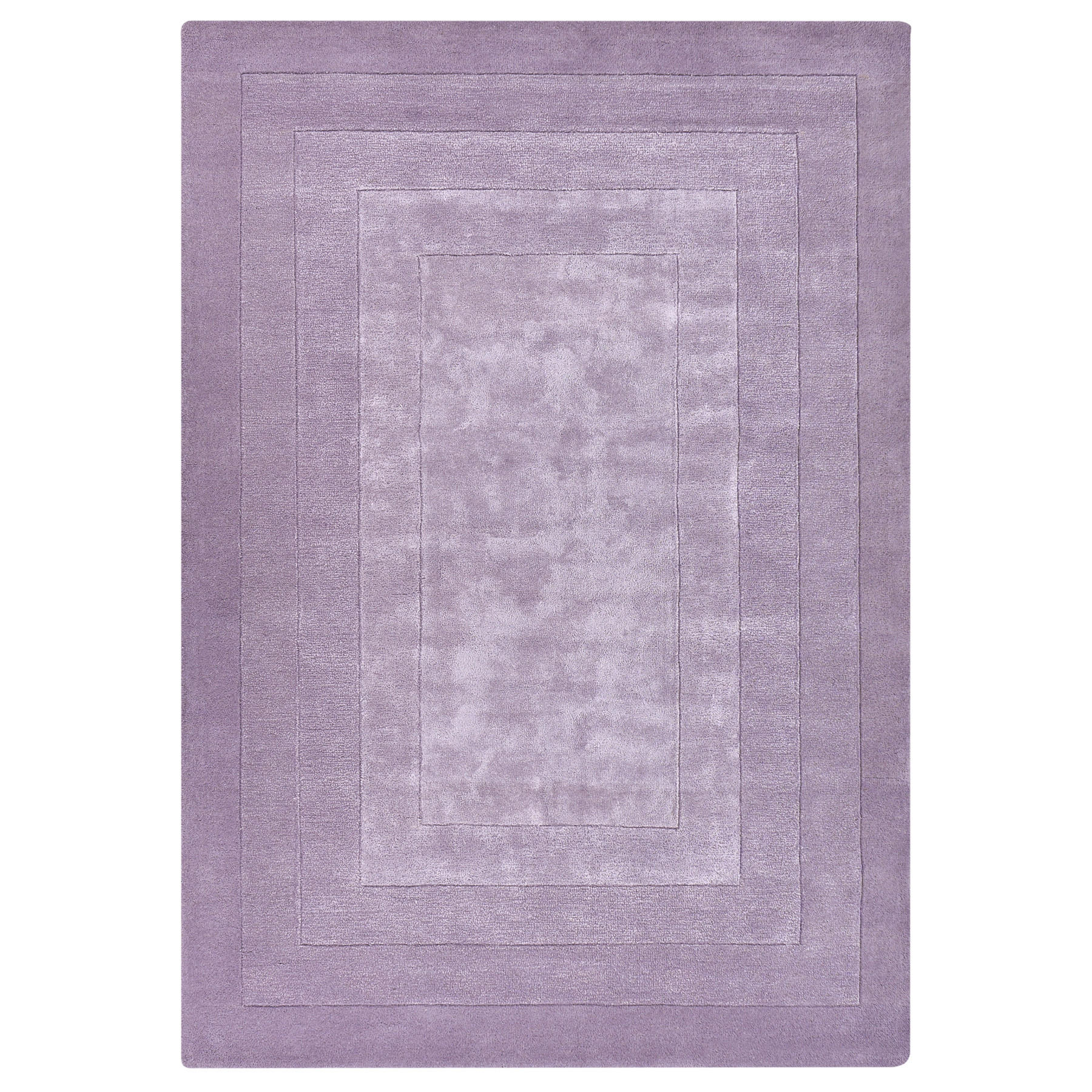 TEPPICH Violett 160/230 cm Viskose Amado - Violett, Textil (160/230cm) - Beliani