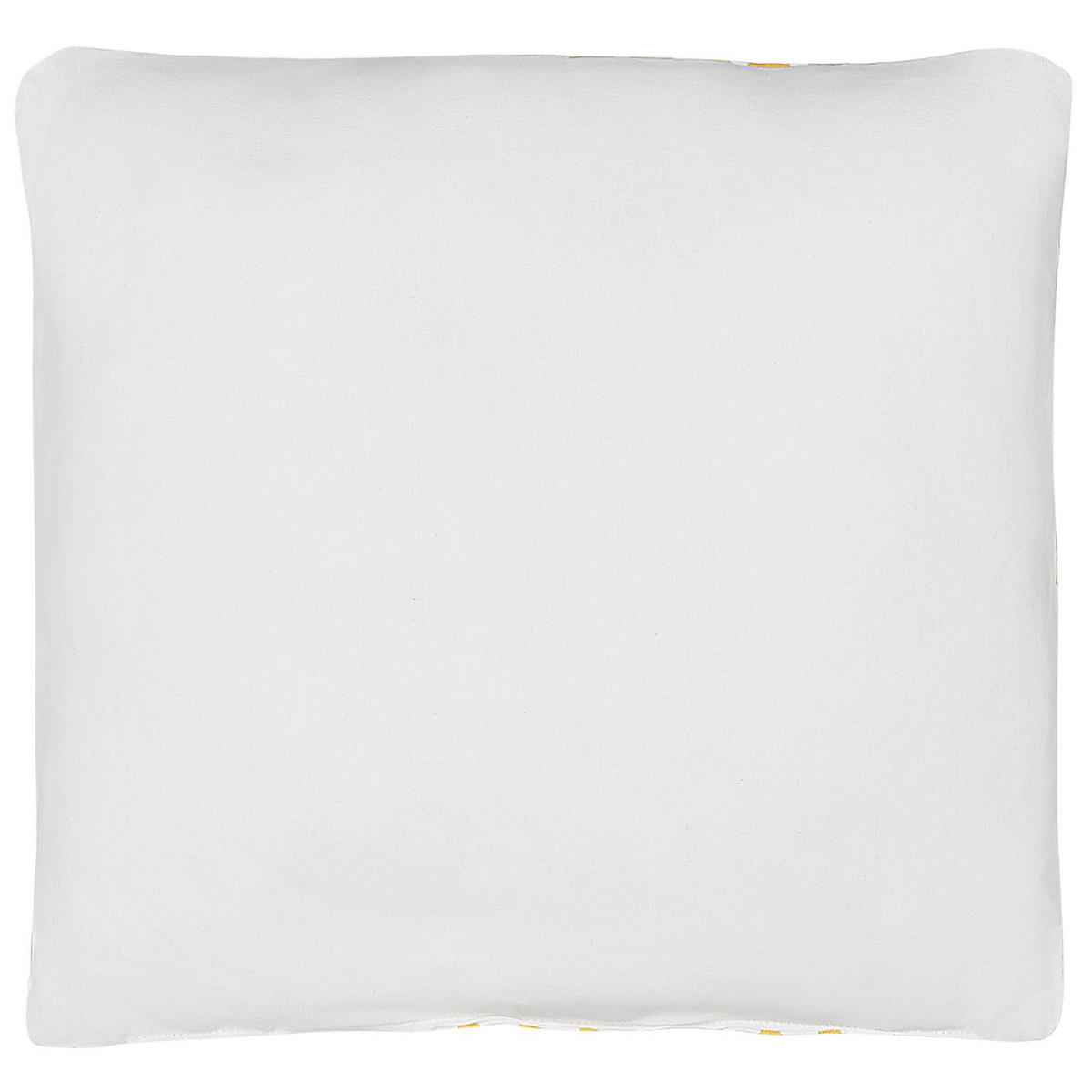 DEKOKISSEN 2er-Set Gelb 40/40 cm Radzkot - Gelb, Naturmaterialien/Textil (40/40cm) - Beliani