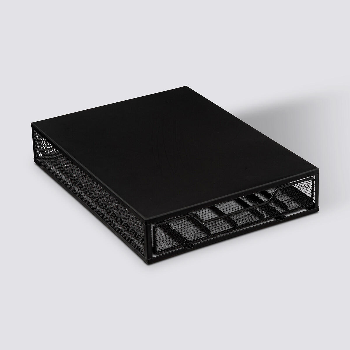 ESPRESSOKAPSELBEHÄLTER Mayaj 26/34,8/6,5 cm - Schwarz, Metall (26/6.5/34.8cm) - 5five Simply Smart