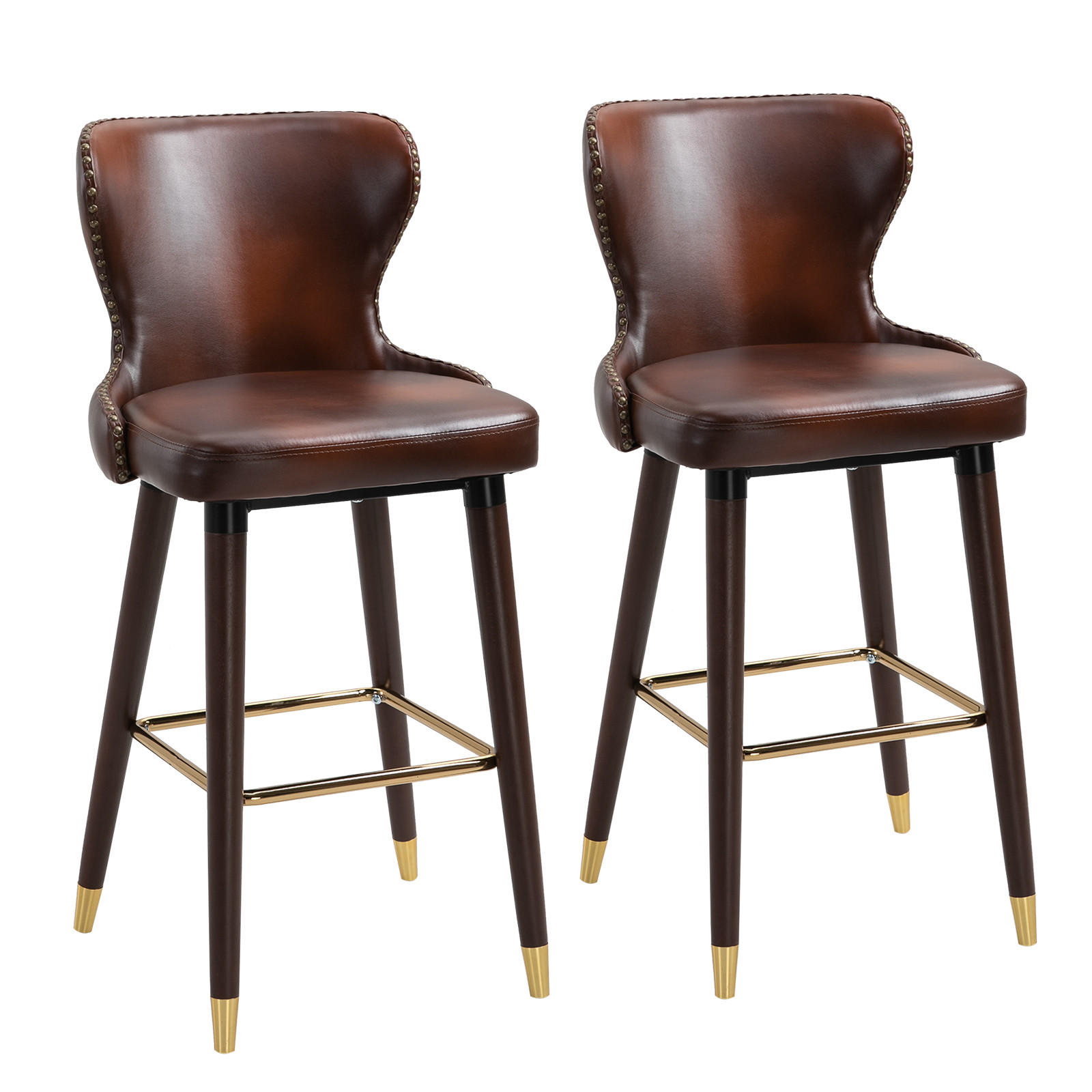 Pangivo Barhocker Braun 52x101x53 cm