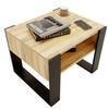 COUCHTISCH Karo65 65/45/53,6 - Alteiche/Schwarz, Holzwerkstoff (53/65/45cm) - RAUMHIRSCH FURNITURE