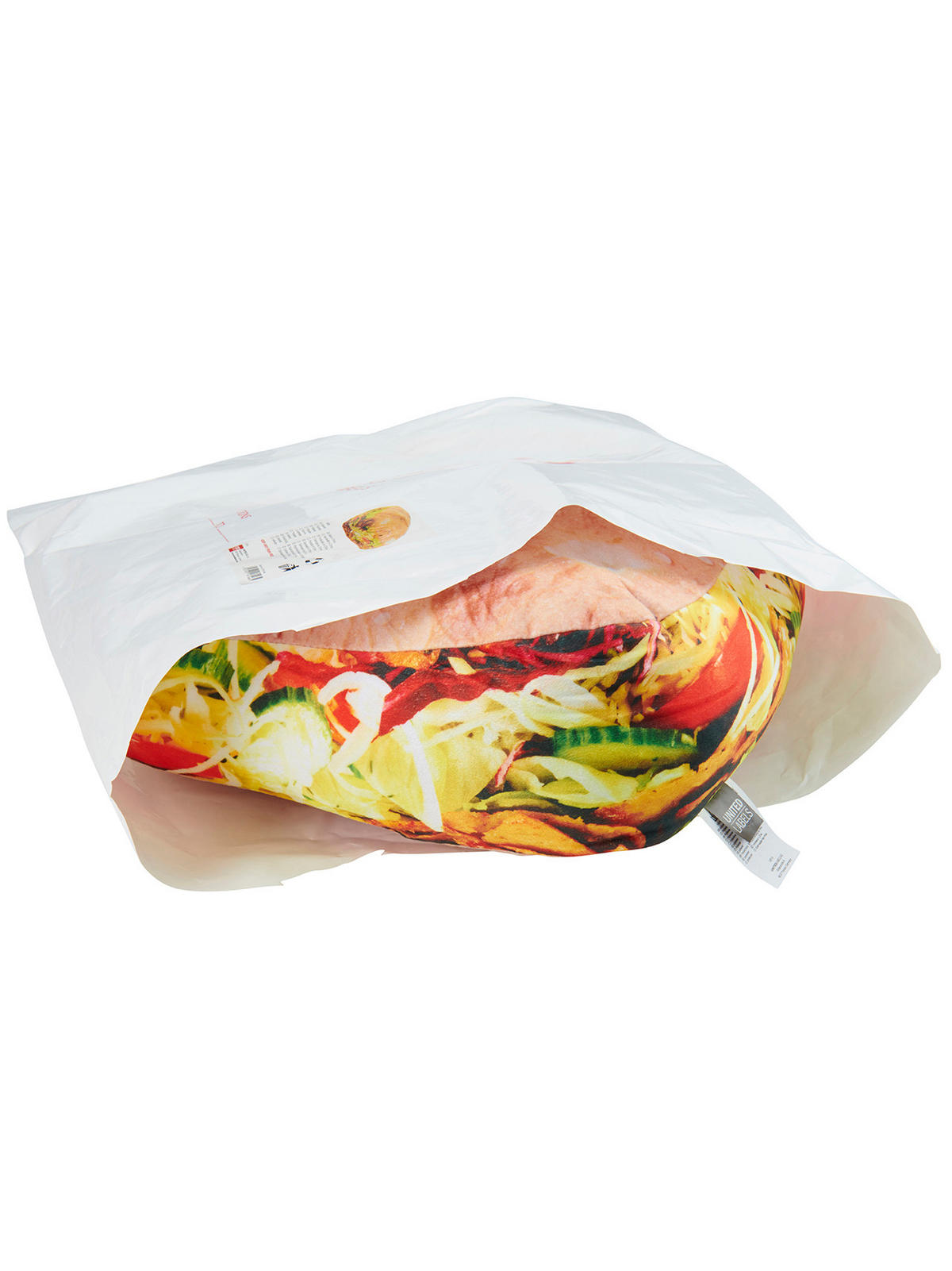 ZIERKISSEN Döner Kebab Dönertasche 40 x 30 cm - Multicolor, Textil (30/40/10cm) - United Labels