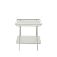 BEISTELLTISCH - Metall - Weiss - Weiß, Metall (45/45/44cm) - Drawer