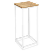 BLUMENSTÄNDER - Eichefarben, Holzwerkstoff/Metall (24/24/63cm) - Mat-Haus