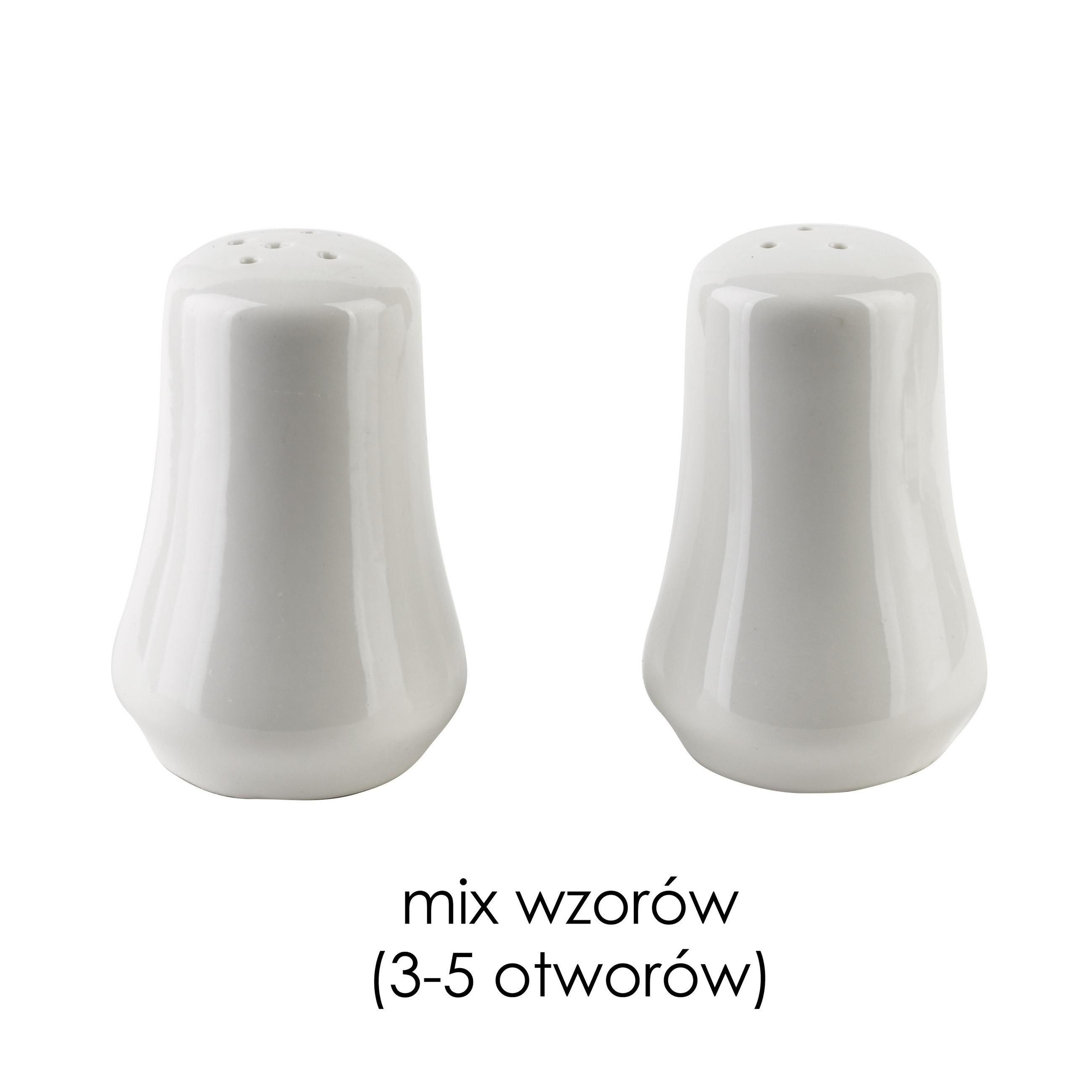 GEWÜRZSTREUER BASIC Porzellan - Weiß, Keramik (4/6/4cm) - Mondex