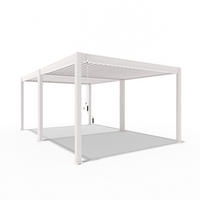 PERGOLA Classic 4 x 6 M Aluminium freistehend weiß - Weiß, Metall (400/255/600cm) - WEIDE