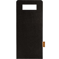 FLASCHENTASCHE aus Filz - Schwarz, Textil (17/1/40cm) - Miqio Design