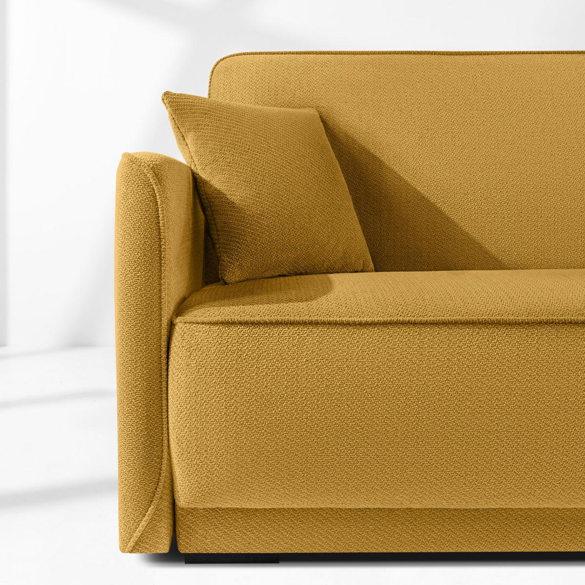 EINZELSOFA LIRIS, 3 Personen, Honig - Honig, Holz/Holzwerkstoff (208/91/98cm) - KONSIMO®