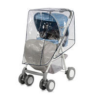 KINDERWAGEN-REGENSCHUTZ Regenschutz 2002001 transparent Regenhaube, universell passend, Kinderwagen, Buggy, Windschutz - Weiß, Kunststoff (40/1/170cm) - Lorelli