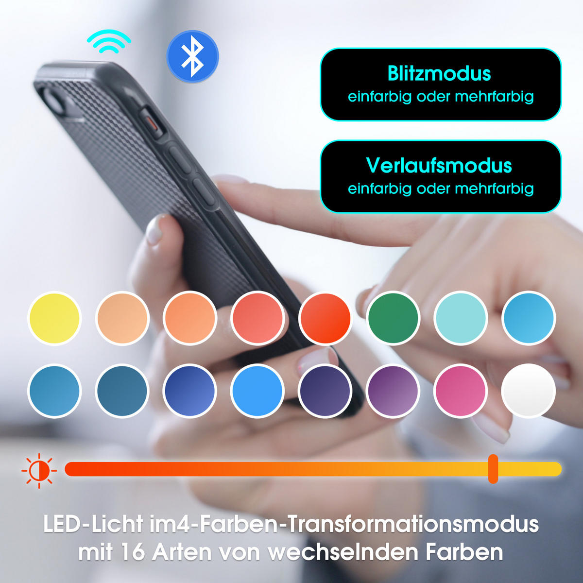 COUCHTISCH Schwarz mit LED, Schubladen und 2 Ablagen - Schwarz, Metall (100/50/38cm)