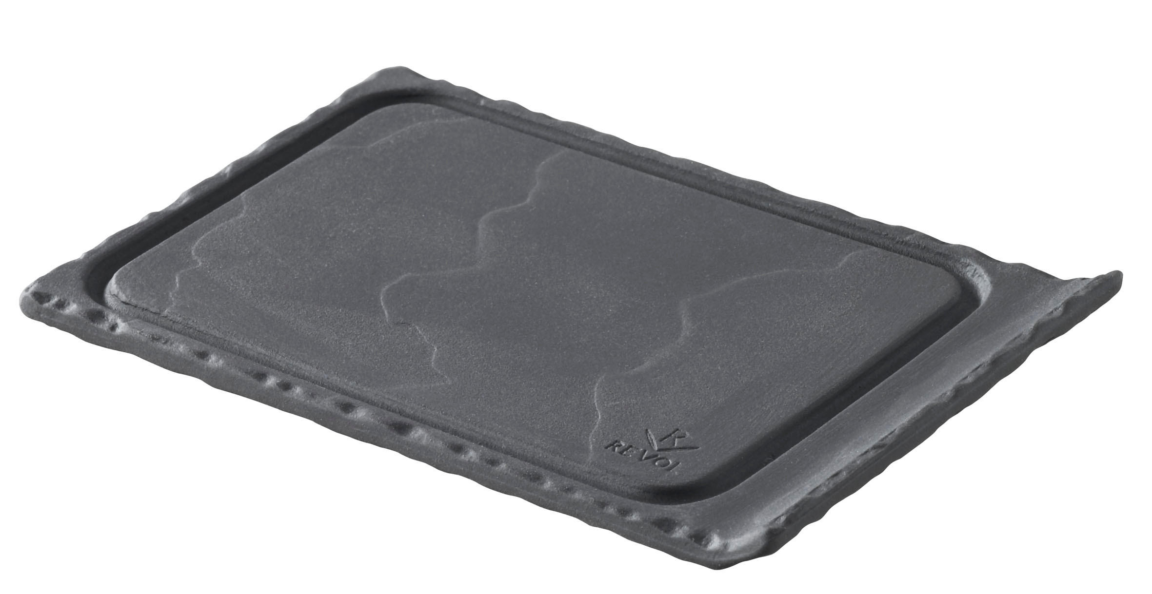 AMUSE-GUEULE-PLATTE 11,5 cm Matt schiefer - Schieferfarben, Keramik (8/1/11.5cm) - Revol Porcelaine France