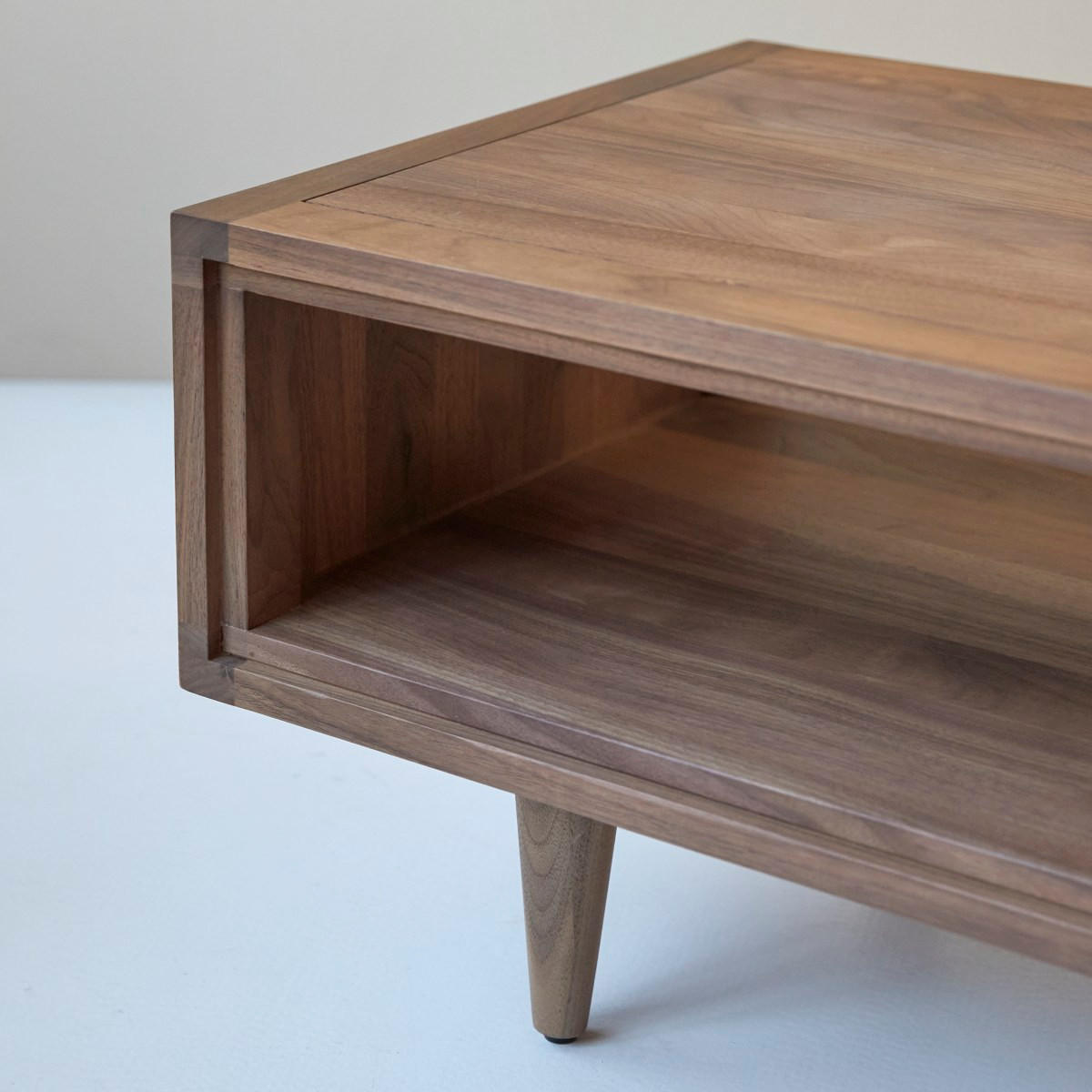 COUCHTISCH Jonàk Dunkelbraun aus Walnuss - Dunkelbraun, Holz (50/120/38cm) - Tikamoon