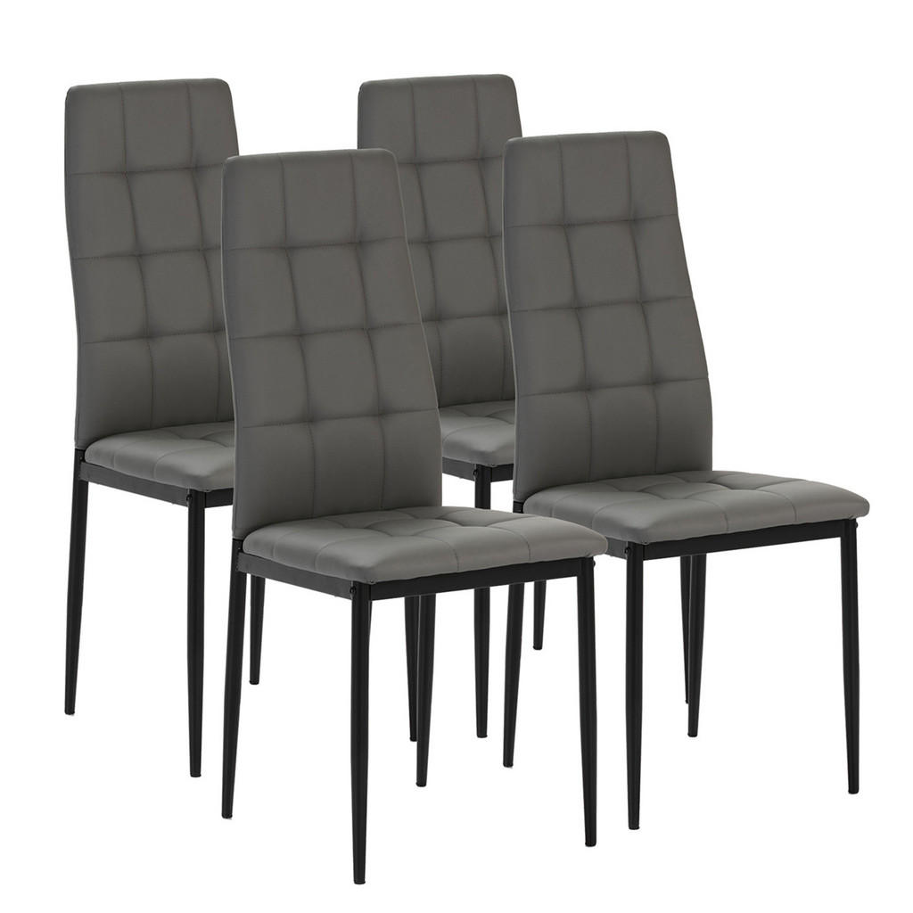 SET de 4 scaune Chelsea gri