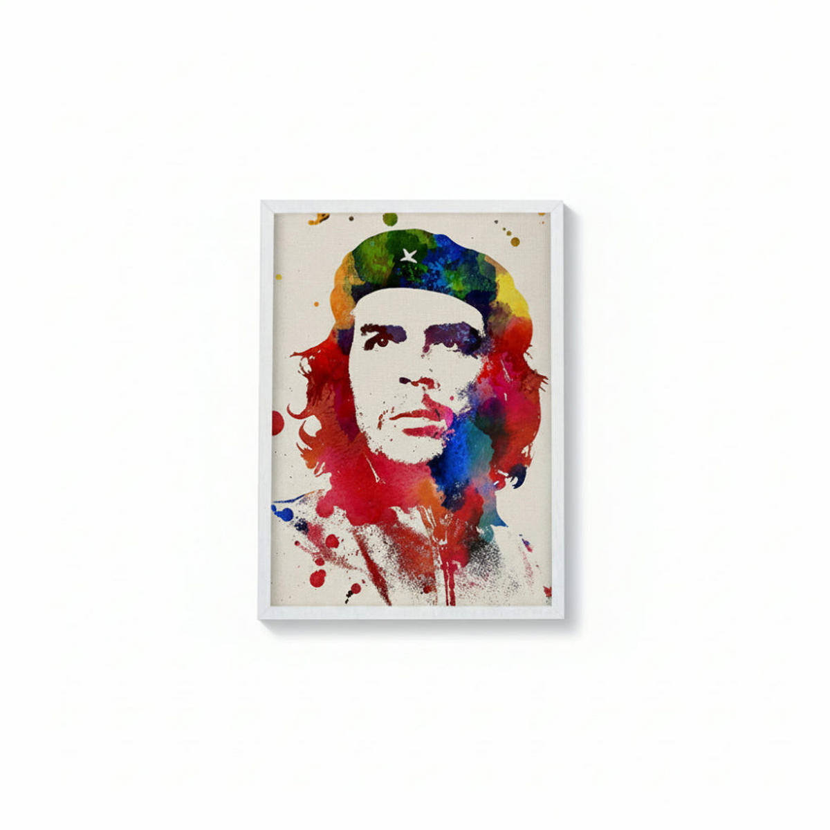 POSTER Che Guevara Aquarell A4 Rahmenlos - Klar, Papier (29.7/5/21cm) - Nacnic