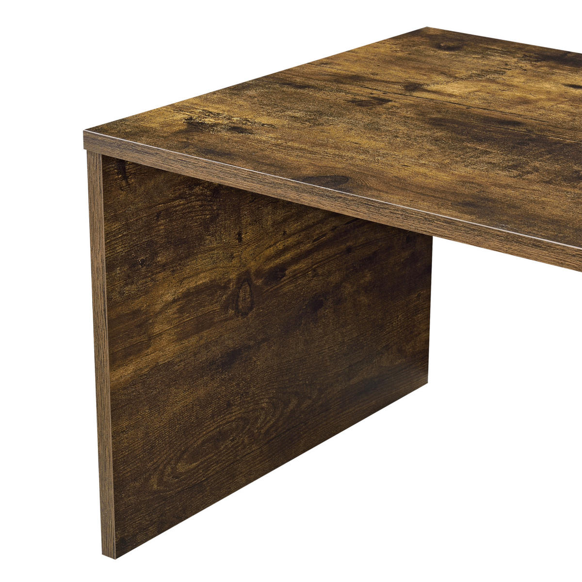 COUCHTISCH Bollnäs 90/45/35 - Eichefarben, Holzwerkstoff (45/90/35cm) - [en.casa]