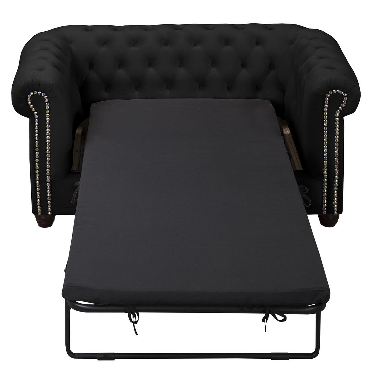 2-SITZER SOFA - Buchefarben/Schwarz, Buchenholz/Textil (148/72/86cm) - home24